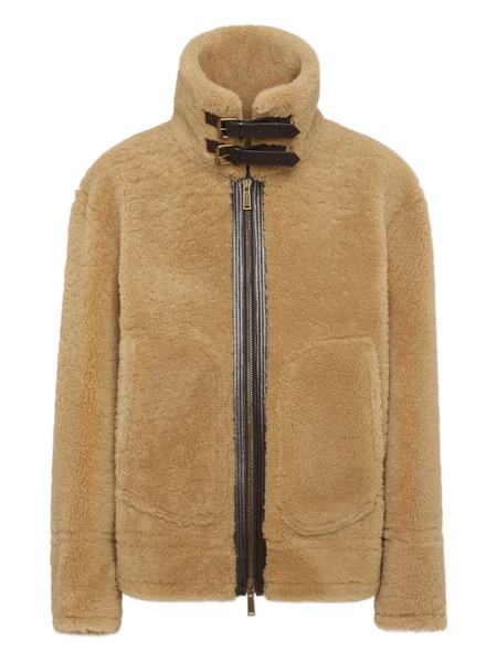  Dsquared2 Shearling Jacket - Neutrals 
