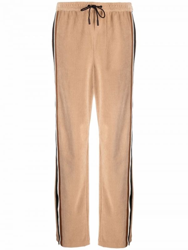  Dsquared2 Side-stripe Corduroy Track Pants - Neutrals 