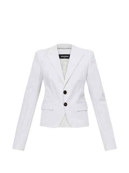  Dsquared2 Single-breasted Blazer - White 