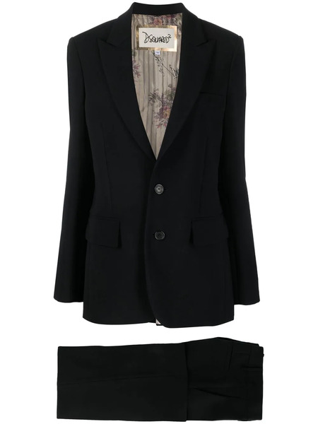  Dsquared2 Single-breasted Flared Suit - Black 