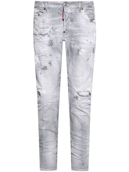  Dsquared2 Skater Distressed-finish Jeans - Grey 