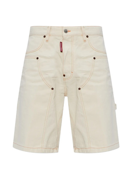  Dsquared2 Stitching Shorts - White 