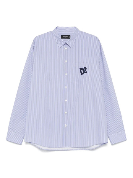  Dsquared2 Striped Shirt - Blue 