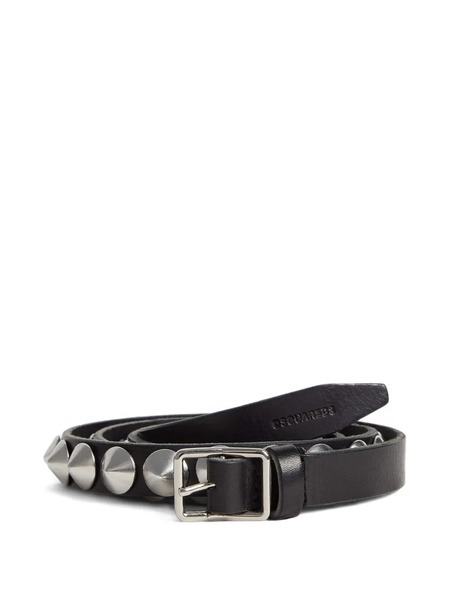  Dsquared2 Studded Buckle Belt - Black 