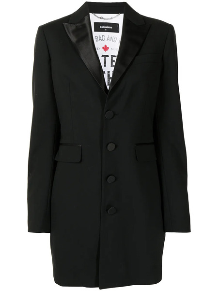  Dsquared2 Suit Jacket Mini Dress - Black 