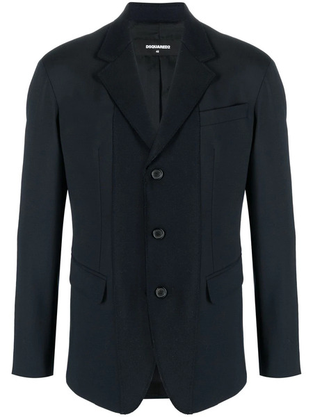  Dsquared2 Tailored Single-breasted Blazer - Blue 