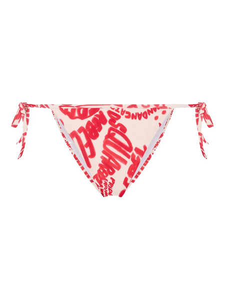  Dsquared2 Tie-strap Bikini Bottom - Neutrals 