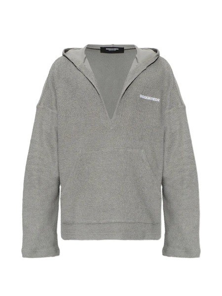  Dsquared2 V-neck Hoodie - Grey 