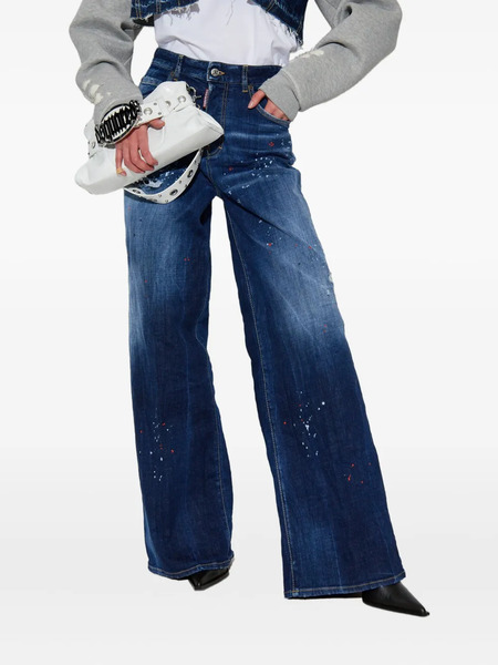  Dsquared2 Whiskering-effect Jeans - Blue 