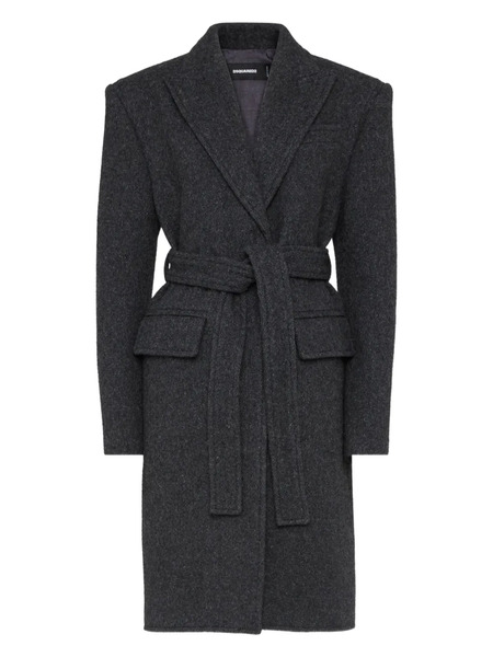  Dsquared2 Wool Coat - Grey 