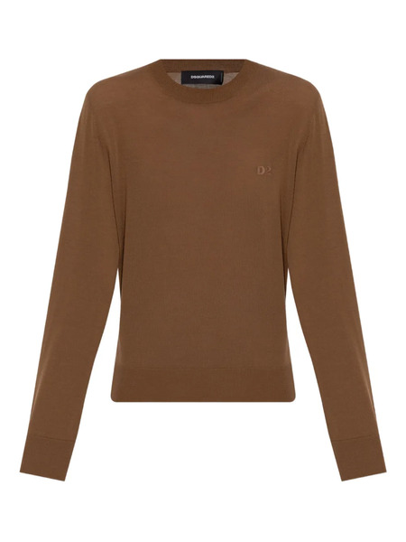  Dsquared2 Wool Sweater - Brown 