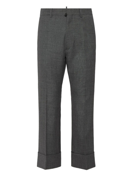  Dsquared2 Wool Trousers - Grey 