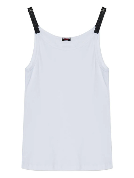  Dsquared2 X Magliano Double-strap Tank Top - White 