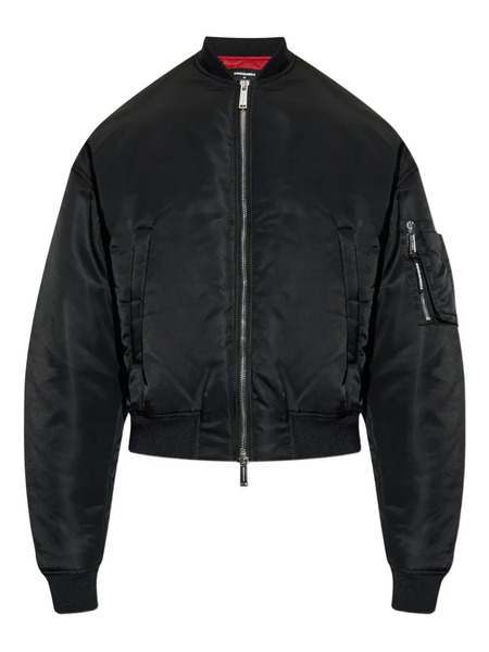  Dsquared2 Zip-fastening Bomber Jacket - Black 