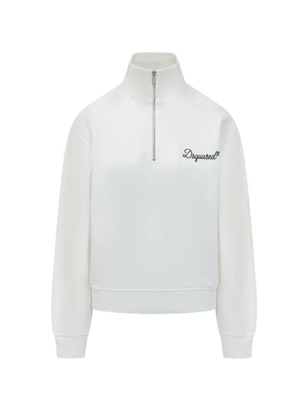  Dsquared2 Zip-up Sweater - White 