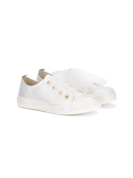  Duca Degli Abruzzi Satin Sneakers - White 
