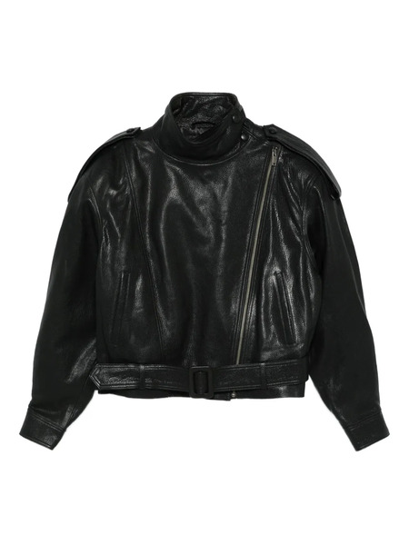  Ducie Grained Leather Jacket - Black 