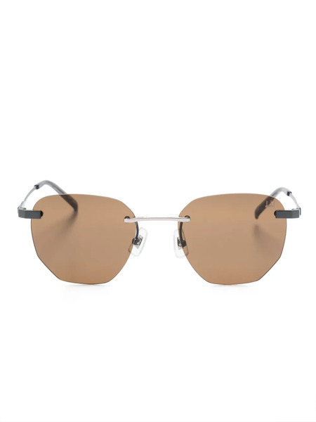  Dunhill Geometric-frame Sunglasses - Grey 