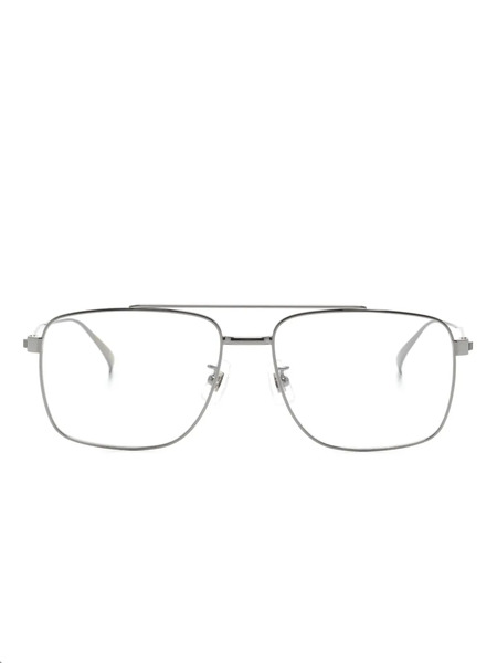  Dunhill Pilot-frame Glasses - Silver 