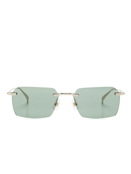  Dunhill Rectangle-frame Sunglasses - Gold 