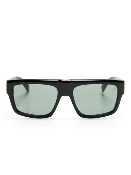  Dunhill Rectangle-frame Tinted Sunglasses - Black 