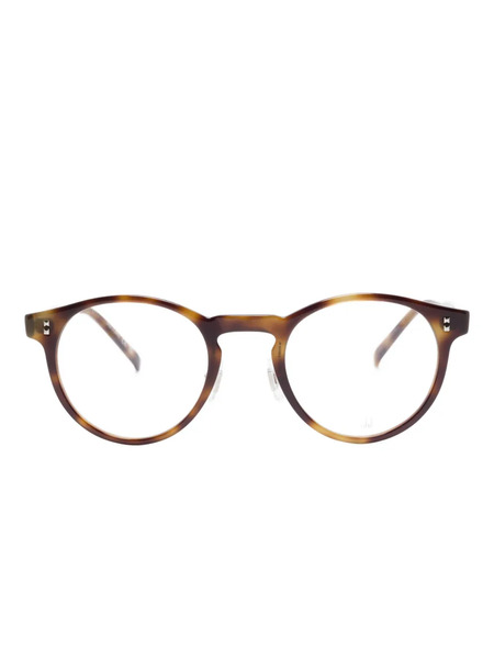  Dunhill Round-frame Glasses - Brown 