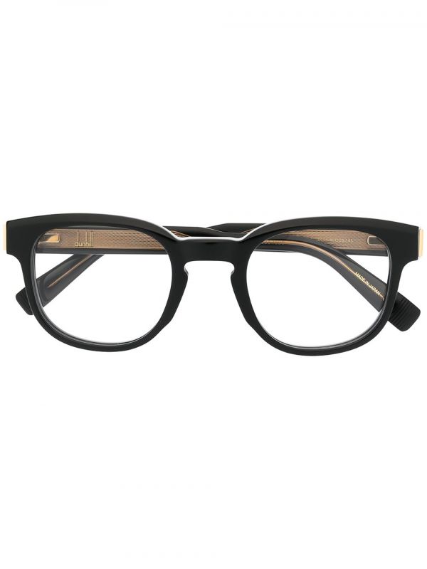  Dunhill Side Logo Plaque Glasses - Black 