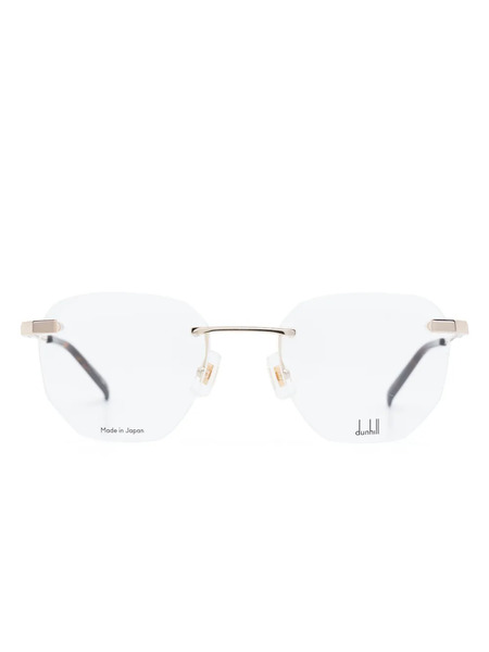  Dunhill Thin-arms Frameless Glasses - Gold 