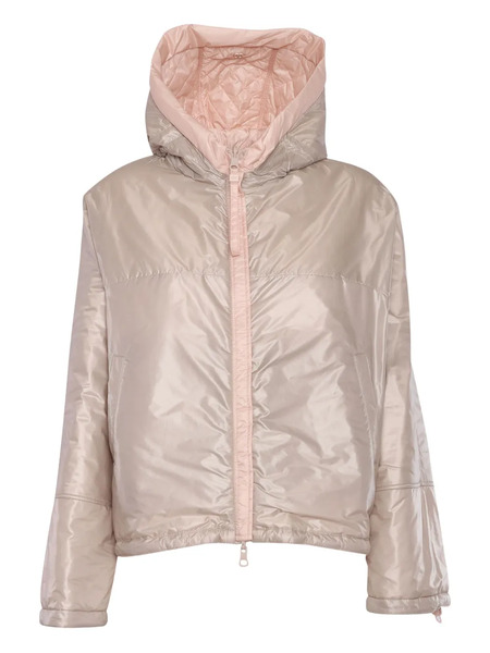  Duno Quilted-pattern Hooded Jacket - Neutrals 