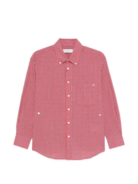  Dunst Checked-pattern Button-fastening Shirt - Red 