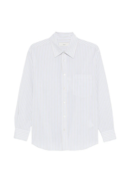  Dunst Striped-pattern Chest-pocket Shirt - White 