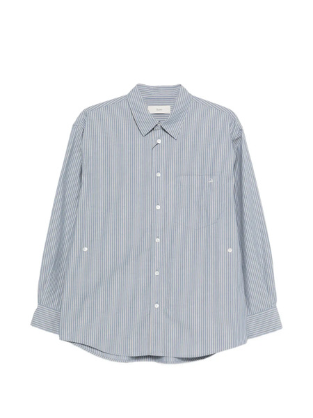  Dunst Striped Pocket Shirt - Blue 