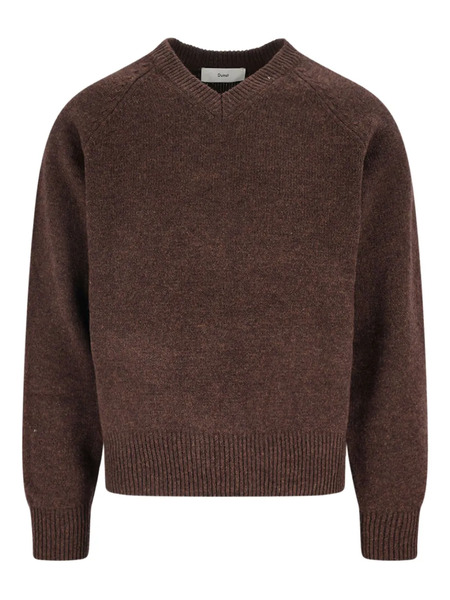  Dunst V-neck Wool Sweater - Brown 