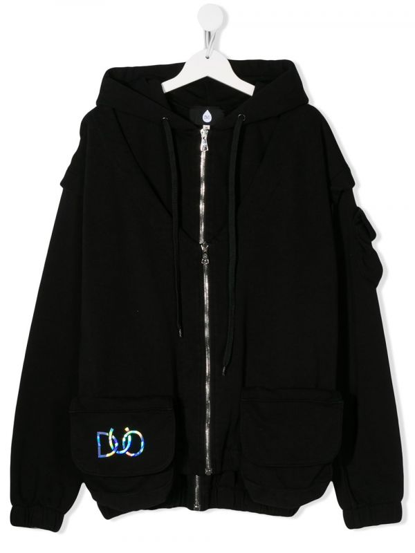  Duoltd Drippy Bomber Jacket - Black 