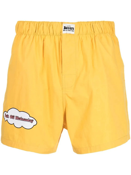  Duoltd Graphic-print Boxer Shorts - Yellow 
