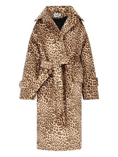  Duran Lantink Leopard-pattern Coat - Brown 
