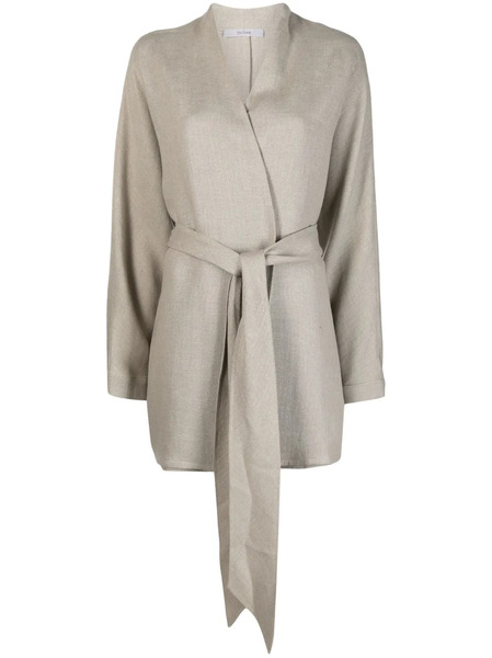  Dusan Belted Linen Cardigan - Neutrals 