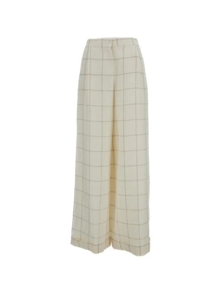  Dusan Check Trousers - Neutrals 