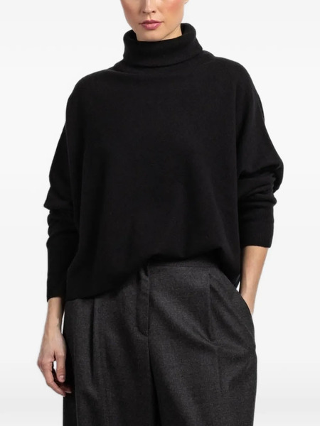  Dusan Iconic Roll-neck Sweater - Black 