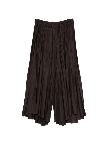  Dusan Pleated Cropped Trousers - Brown 