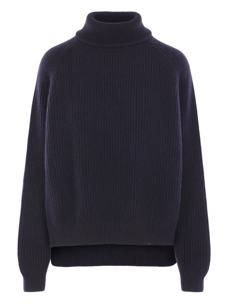  Dusan Ribbed Turtleneck Sweater - Blue 