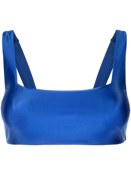  Duskii Jackie Square-neck Bikini Top - Blue 