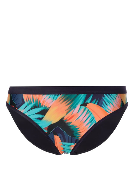  Duskii Tropical-print Bikini Bottom - Multicolour 