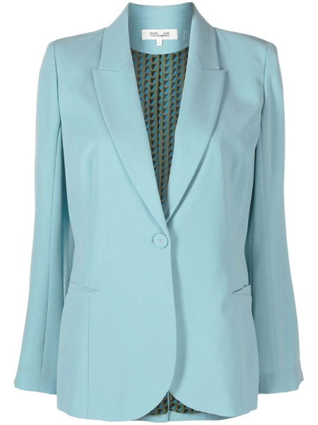  Dvf Diane Von Furstenberg Single-breasted Blazer - Blue 