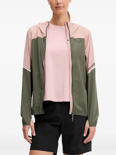  Dynafit Hooded Panelled Jacket - Green 