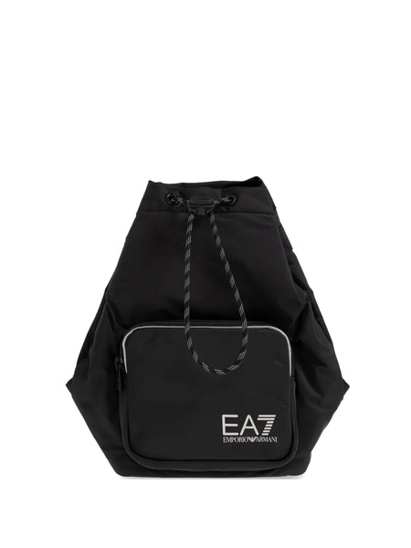  Ea7 Emporio Armani Drawstring Backpack - Black 