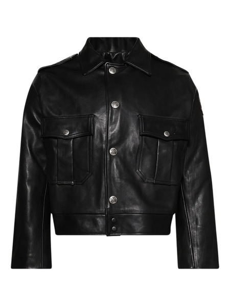  Earthling Vip Crew Leather Jacket - Black 