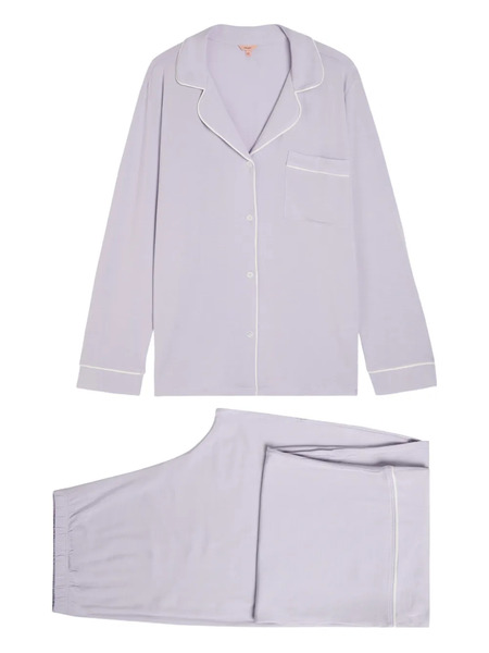  Eberjey Gisel Piped Pyjama Set - Purple 