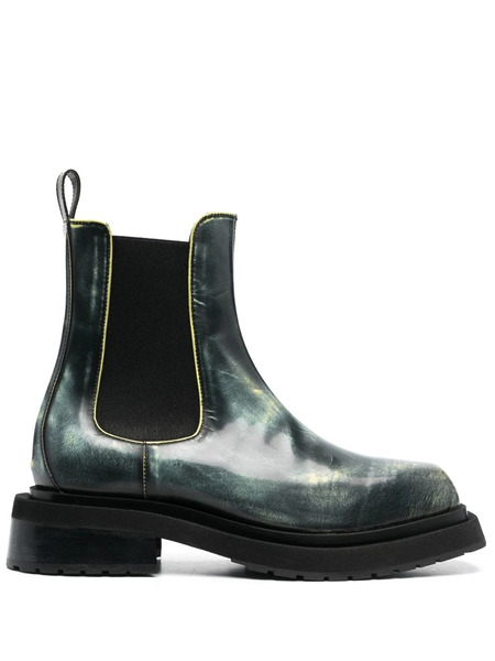  Eckhaus Latta Mike Elasticated Side-panel Boots - Black 