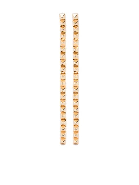  Eddie Borgo Pyramid Drop Earrings - Gold 